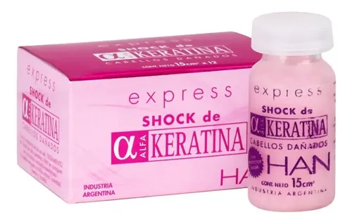 Han Ampolla Shock De Alfa Keratina Frasco 15cc