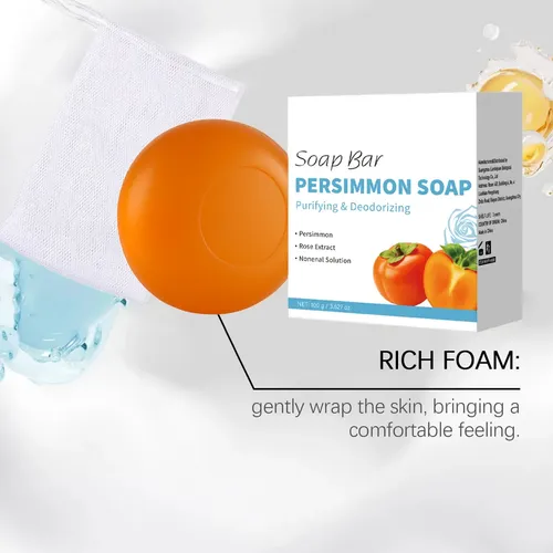 Barra De Odor Corporal De Sabonete De Caqui Com Yssn