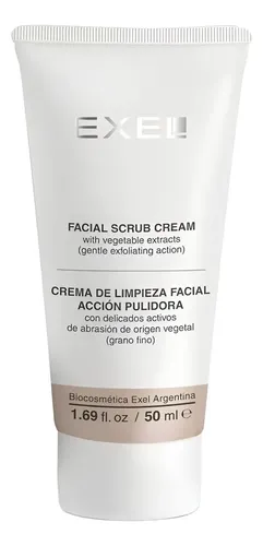 Exel Facial Scrub Cream Pulidora Grano Fino 50ml. Exfoliante