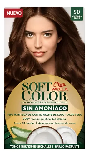 Soft Color Kit De Tintura Semipermanente 50 Castaño Claro