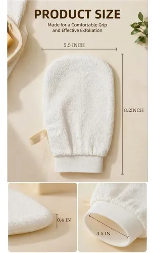Guantes Exfoliantes Mit 3p; Exfoliación Corporal Coreana