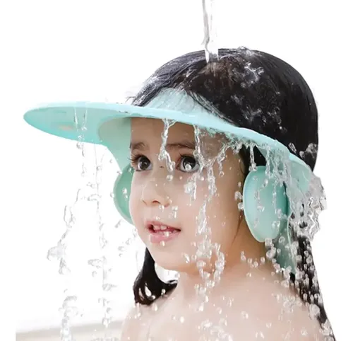 Gorro De Ducha Impermeable Para Bebé Ajustable