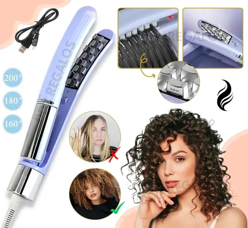 Plancha Rizadora De Pelo Profesional Frizadora De Cabello