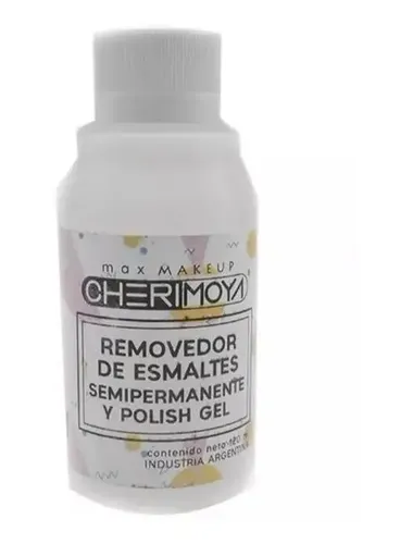 Removedor De Esmalte Semipermanente Cherimoya Uñas Gel 120ml