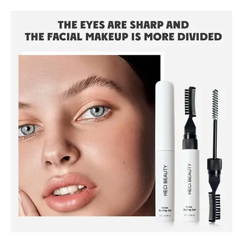 Gel Fijador Para Cejas Con Cepillo Y Peine 3d