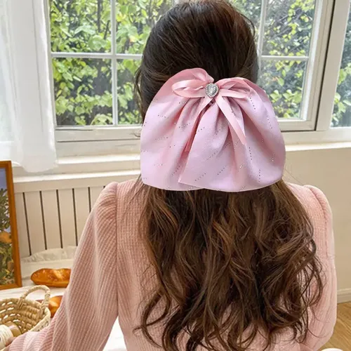Accesorios Elegantes Para El Cabello Con Lazo Liso