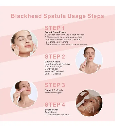 Removedor De Puntos Negros Y Exfoliador Facial Yeadmal Rosa