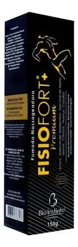 Pomada Masajeadora Fisiofort Premium Bio Instinto 150g Alivio Muscular