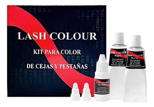 Kit Tinte De Pestañas Y Cejas Para 50 Servicios Negro Marron