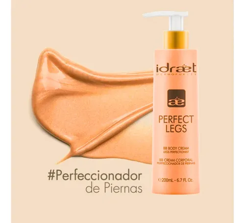 Piernas Perfectas Idraet Bb Cream Hidrata Efecto Glow 200g