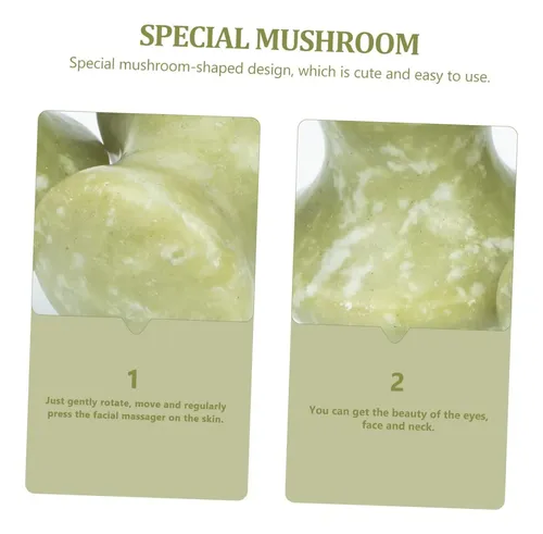 Set de Rodillos de Jade Natural para Masaje Facial y Ocular