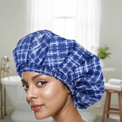 Gorro De Baño De Doble Capa, Gorro De Champú Grueso Con Band