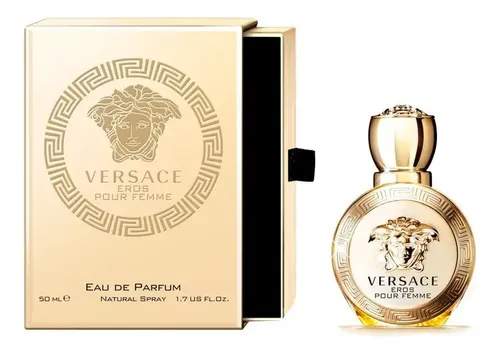 Versace Eros Pour Femme Eau de Parfum 50ml Floral Amaderado Mujer