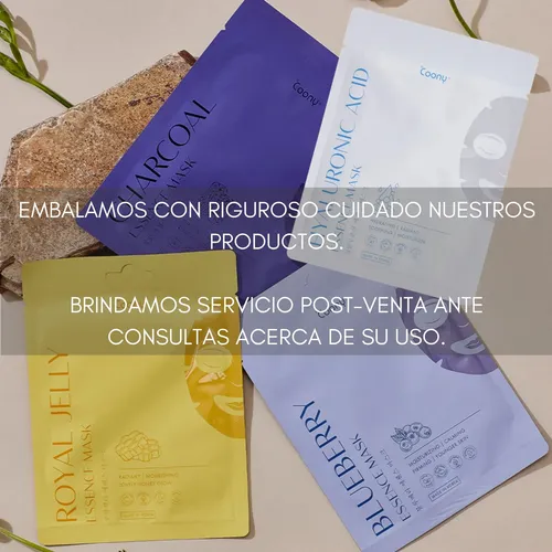 Mascara Facial Coreana Coony Hialuronico Piel Seca Hidrata