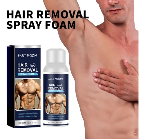 Spray Depilatorio Para Hombres New East Moon, Suave Y No Irr