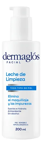 Dermaglós Facial Leche De Limpieza Activa Desmaquillante