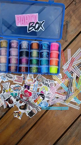 Combo Stand Completo Glitter Bar Tatu Brillos Strass