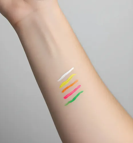Delineador Líquido Tejar Colorful Punta Pluma Colores 3 Uni Brillante
