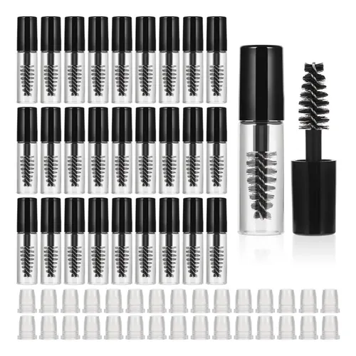 G 30pcs Tubo Máscara 2ml Vacío Viaje Cepillo Mini Crecimient