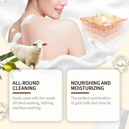Jabón Blanqueador De Leche De Cabra For Hombres Y Mujeres .
