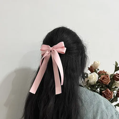 [7 Piezas De Pinzas Para El Pelo Elegantes A La Moda Con Laz