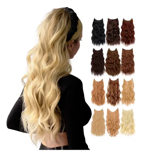Extensión Térmica Cortina Ondas Vincha Hilo Invisible 65cm