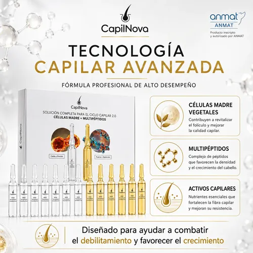 Capilnova Tratamiento Crecimiento Y Caida Cel Madres 3 Meses