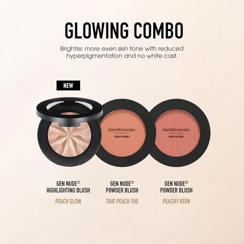 Rubor Mineral Gen Nude De Bareminerals 0.21 Oz That Peach