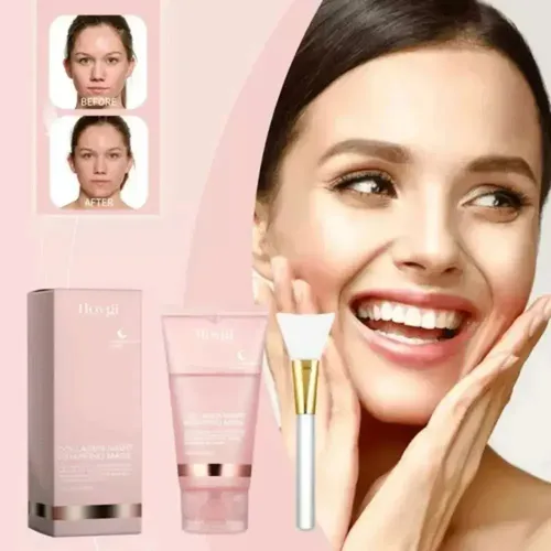 Re W Máscara Nocturna De Colágeno, Máscara Exfoliante W Tc