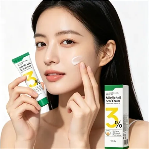 Crema Antiacné Con Ácido Salicílico 3% Hunmui 30g | Control
