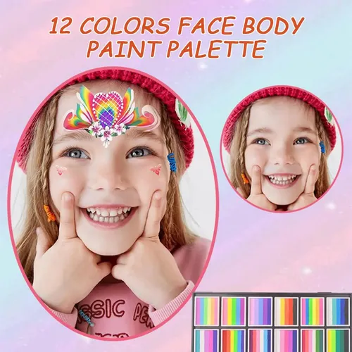B! Kit De Maquillaje Facial Maquillaje Facial 12 Colores Co~