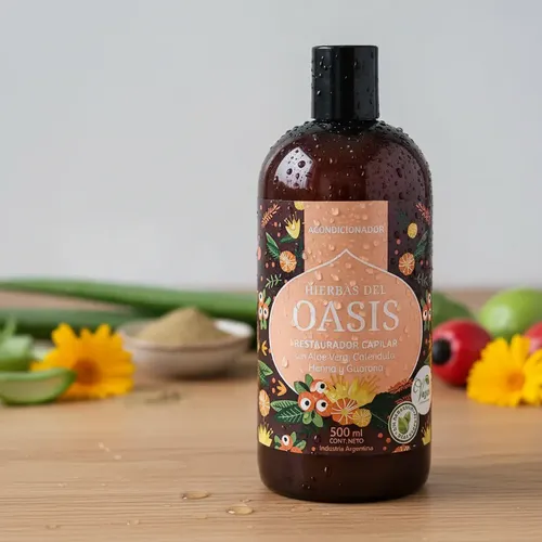 Acondicionador Restaurador Capilar Hierbas Del Oasis Vegan