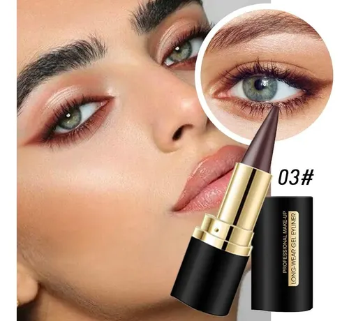 Lápiz Gel Delineador 3 En 1 Bingbrush 03 Marrón