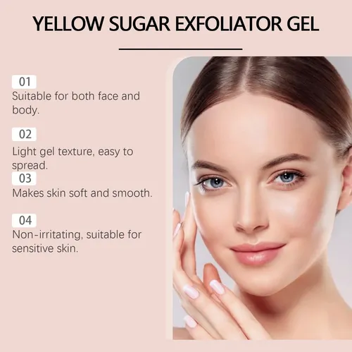 Gel Exfoliante Suave Hoygi Para Rostro Y Cuerpo