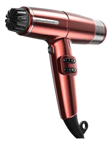 Secador De Pelo Gama Iq Lite Ultra Liviano Profesional Color Rojo