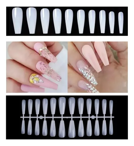 240 Uñas Postizas Profesional Tips Press Soft Gel 006