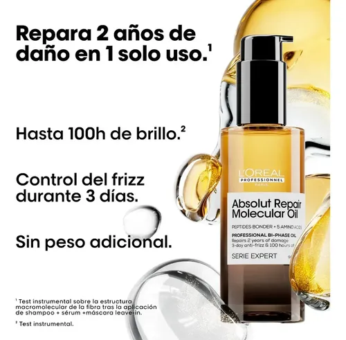 Aceite Capilar L’oréal Absolut Repair Molecular 90ml