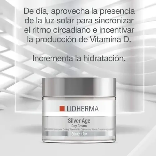 Lidherma Silver Age Day Cream Hidratante Calcio Vitamina D