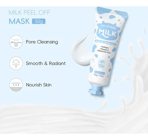 Mascarilla Peel Off Leche Miescher Lk 2.02 Oz