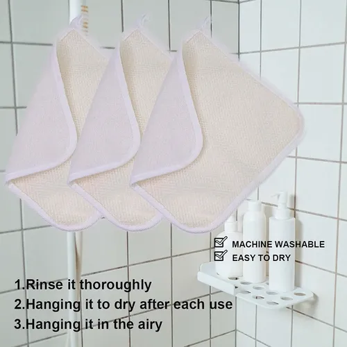 Toallita De Tejido Suave Para Rostro, Paños Faciales, Exfoli