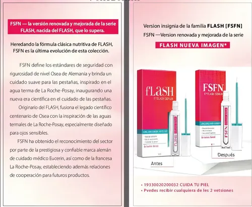 Sérum Para Crecimiento De Pestañas Fsfn 2 Ml