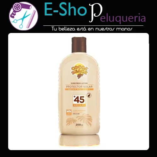 Protector Solar +45 Fps 200ml Cocoa Beach Piel Sensible