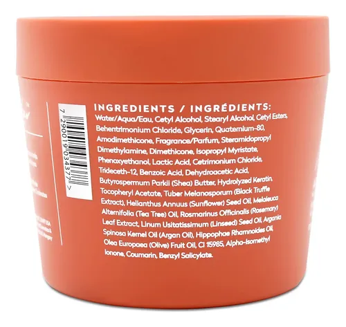 Mascarilla Capilar Truffluv Nourish Collection Argan Con Tru