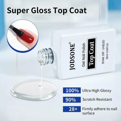 Set Base Y Top Coat Jodsone 18 Ml Para Gel