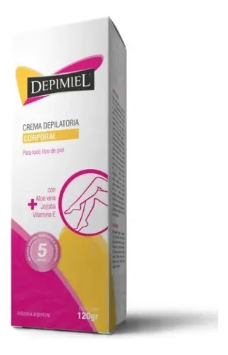 Crema depilatoria Depimiel Crema Depilatoria corporal piel todo tipo de piel 120 ml 120 g