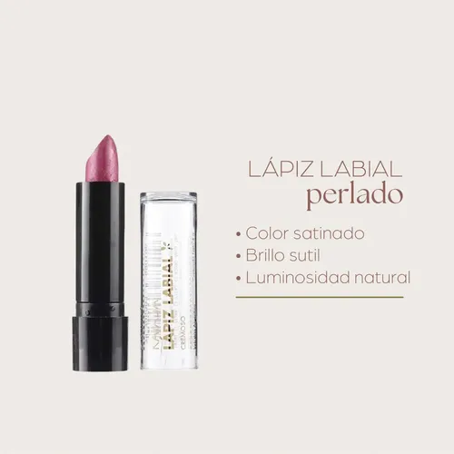 Lápiz Labial Perlado Katalia Color 61- Rosa Con Brillos
