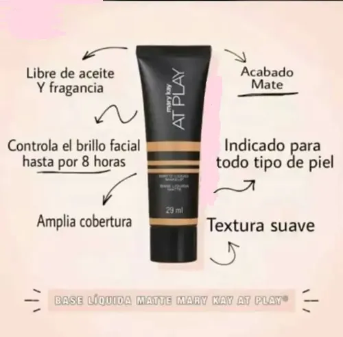 Bases Mate Mary Kay At Play Deep Tan Dura 12 Horas Promo