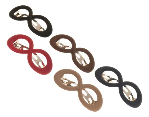 5pcs Ganchos Para El Cabello Mujer Niña – Forma 8 Cola