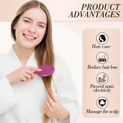 Mini Cepillo Para Cabello Húmedo, Set De 30 Piezas Y Peines