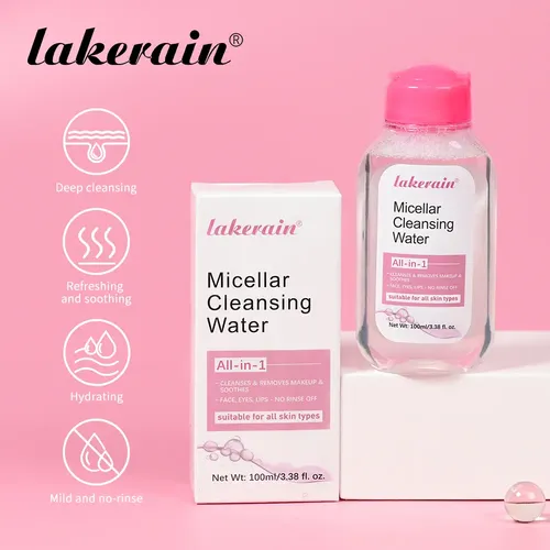 Limpiador Micelar Suave, Desmaquillante, Agua, Suave, Todo E